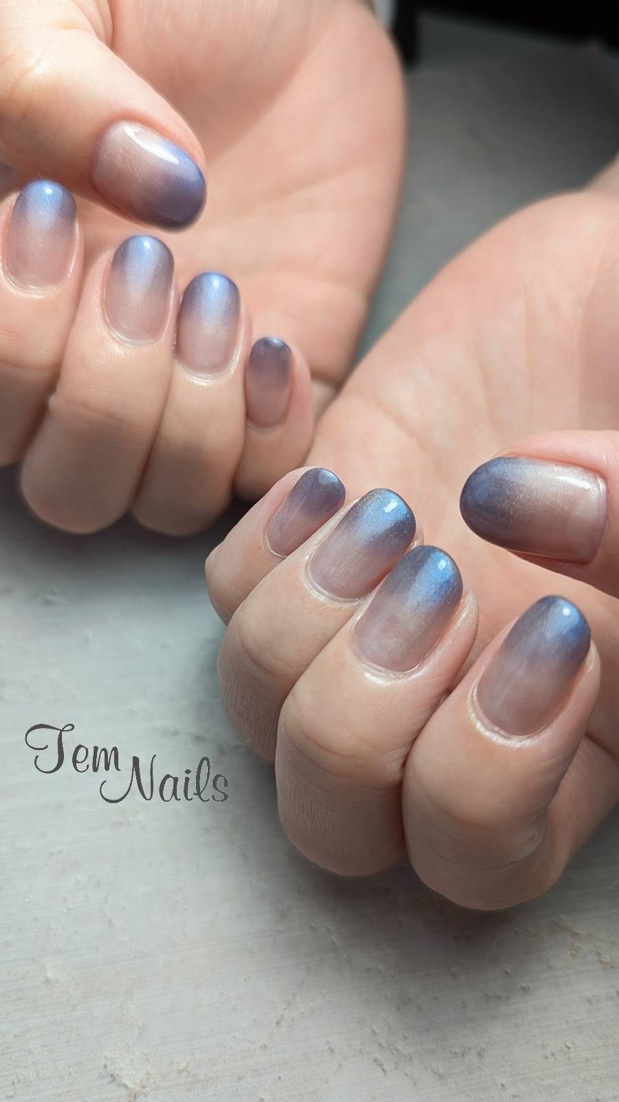 八戸市ネイルサロン Tem Nailsのブラウンアーモンド