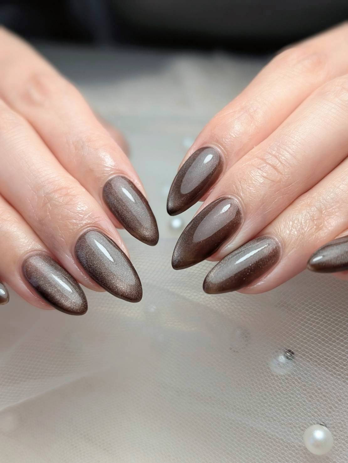 八戸市ネイルサロン Tem Nailsのグリーン＋ブラック