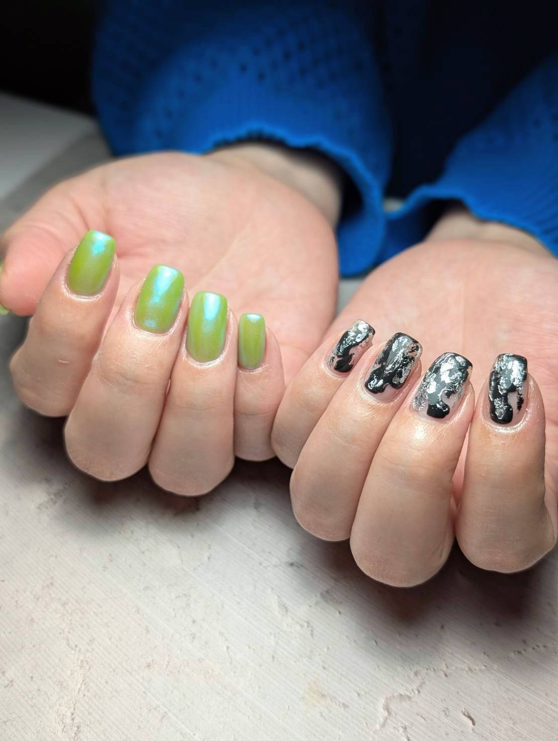 八戸市ネイルサロン Tem Nailsのホワイトフラワー